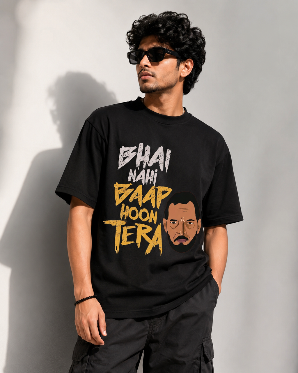 Bhai Nahi Baap Hoon Tera T-Shirt