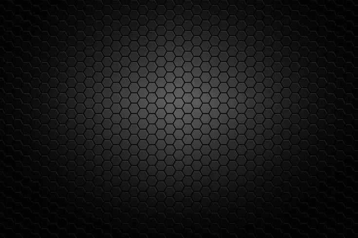 Black hexagonal geometric pattern, abstract dark background, modern wallpaper
